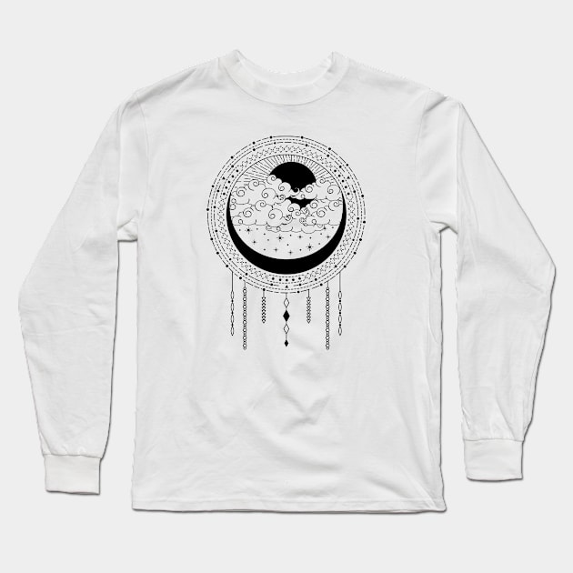 Sun and Moon | Cosmic Wedding Long Sleeve T-Shirt by CelestialStudio